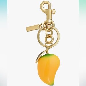 Mango bag clip purse clip Keychain yellow and green